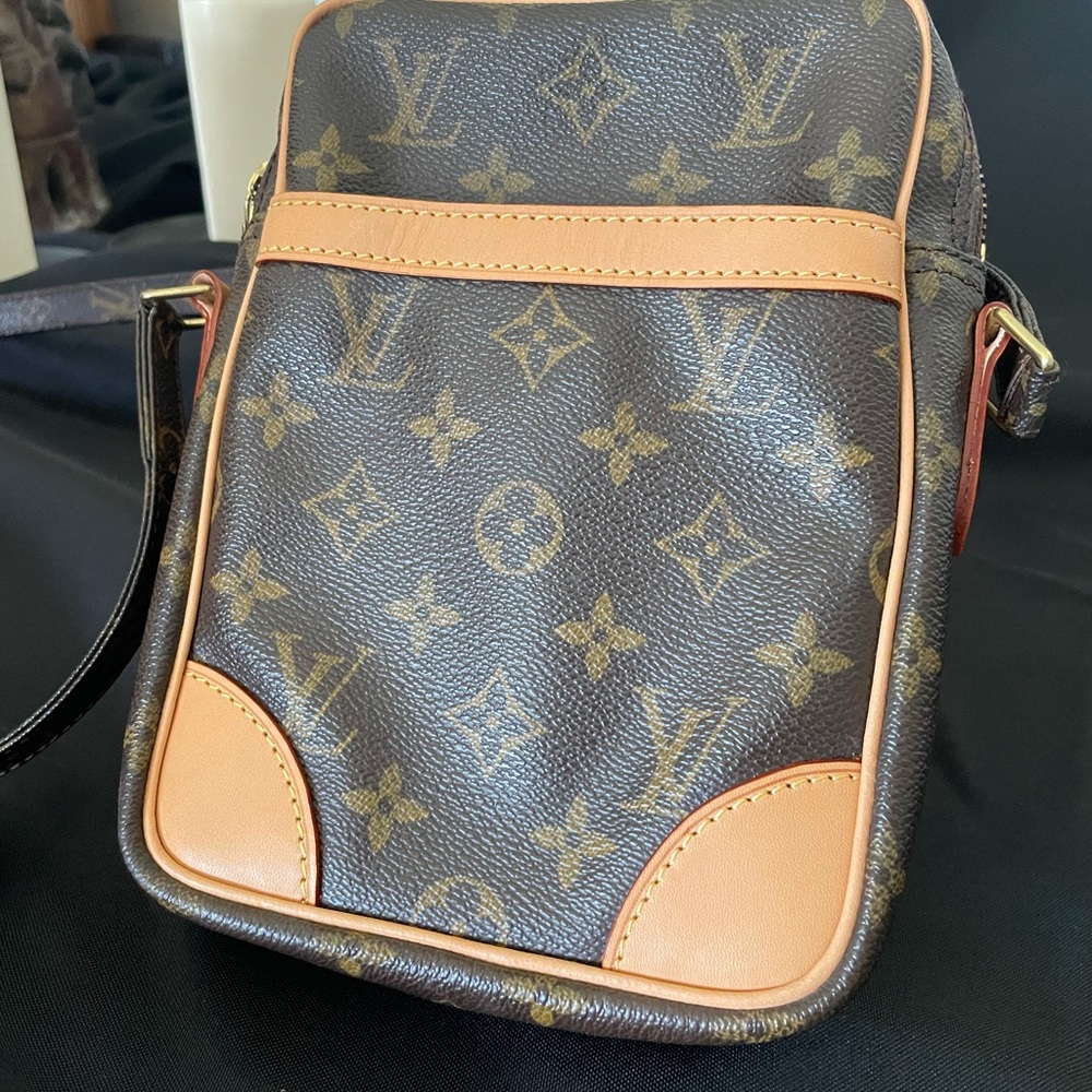 Louis Vuitton Brown Monogram Danube PM Size excellent condition COA included